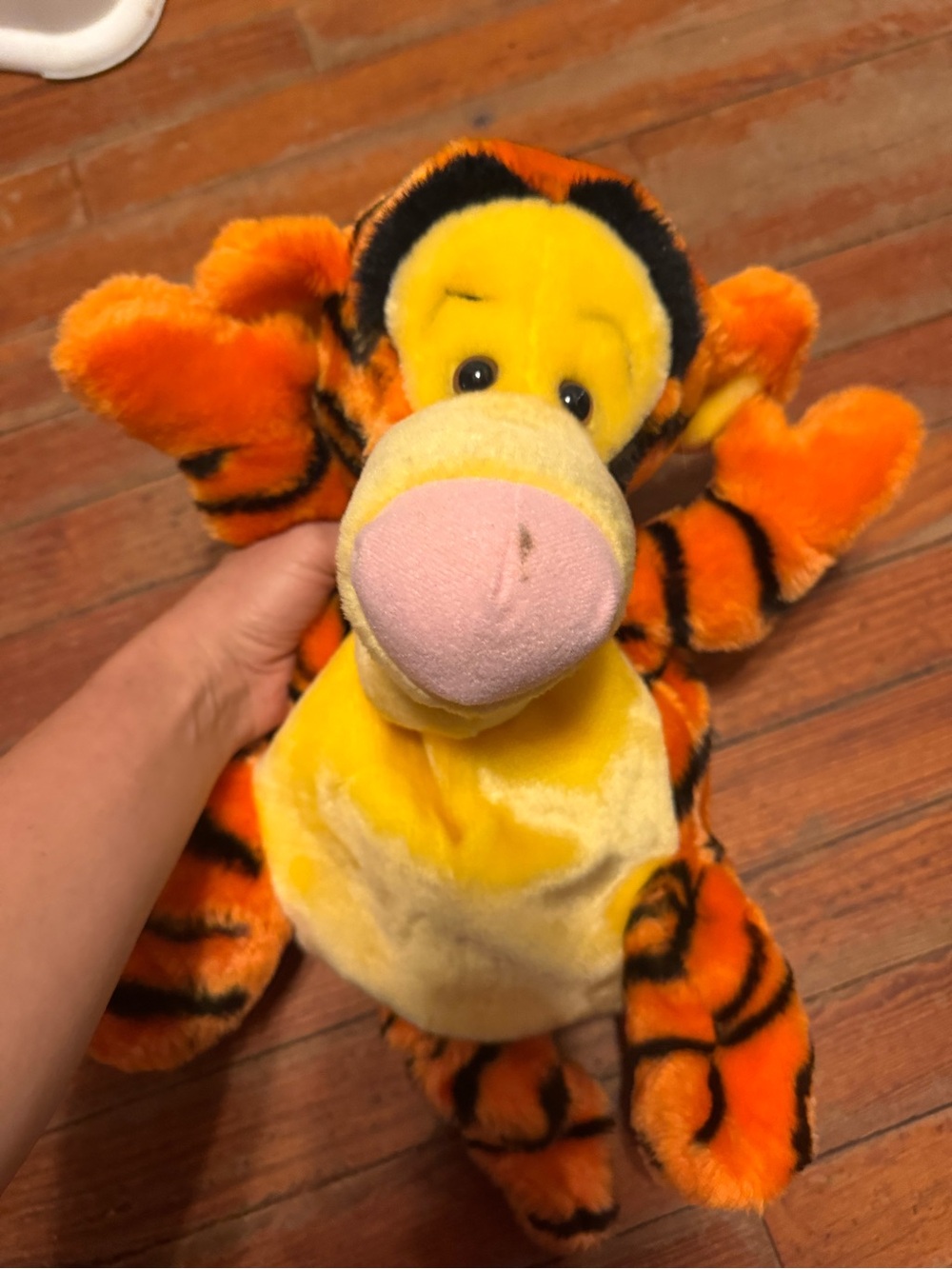 Disney Orange & Yellow Tigger Plush Backpack